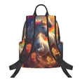 thumbnail image 3 of Daiia Rainbow Sunset Cloud White Horse School Backpack for Men and Women Lightweight Backpack Durable Backpack Water-Resistant,Travel,Work Bag, 3 of 9