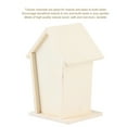 thumbnail image 2 of Higoodz Wooden  Bee House Wood Shelter Nesting Box For Outdoor Garden Decoration,Wood Shelter,Bee Nesting, 2 of 8