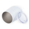 thumbnail image 5 of Drinco 12 oz Wine Tumbler Stainless Steel with Lid Coffee Cup Vacuum Insulated Mug -Pebble Beach, 5 of 6
