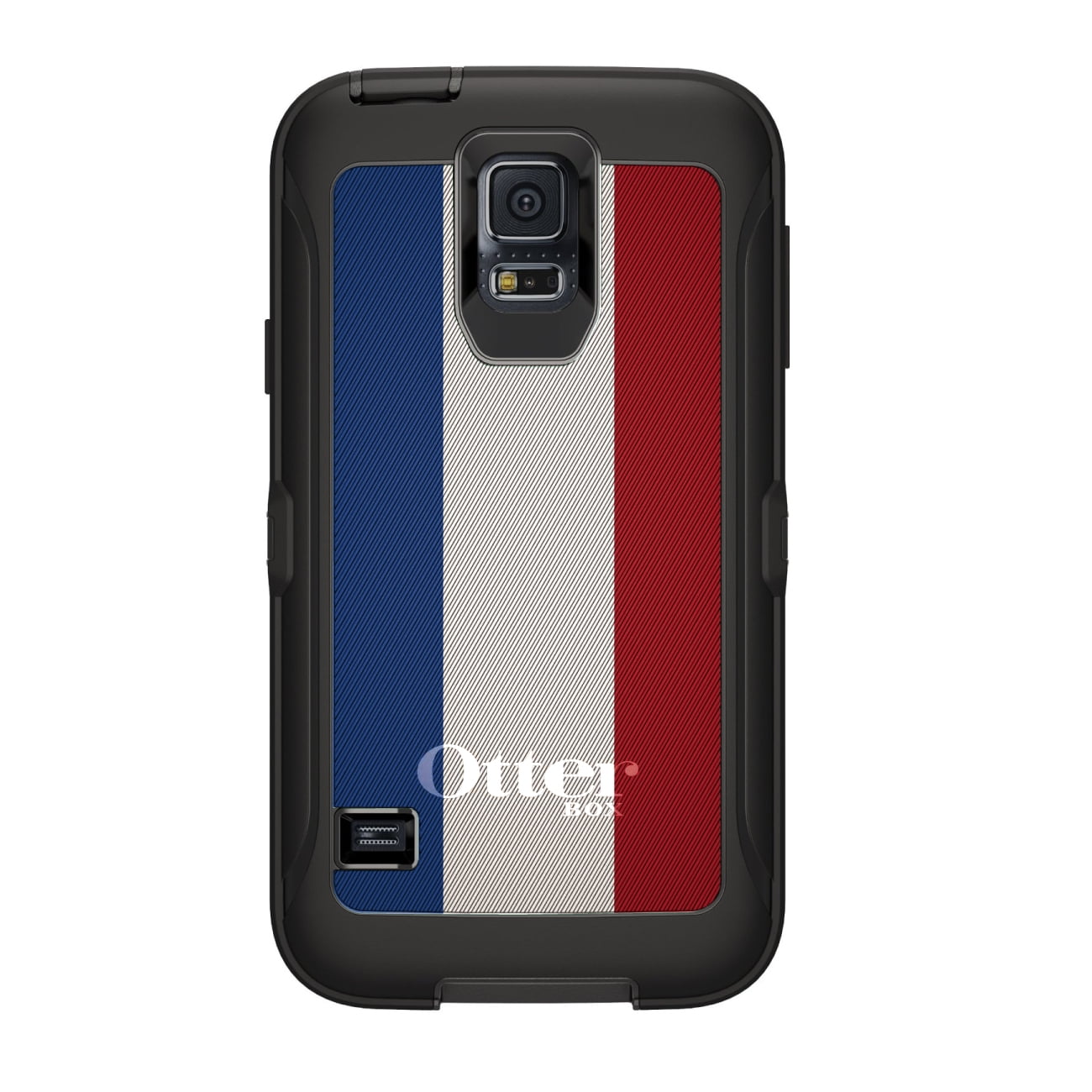 CUSTOM Black OtterBox Defender Series Case for Samsung Galaxy S5 Holland Flag