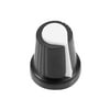 30Pcs 6mm Insert Shaft Dia 15X17mm Plastic Potentiometer Rotary Knob Pots