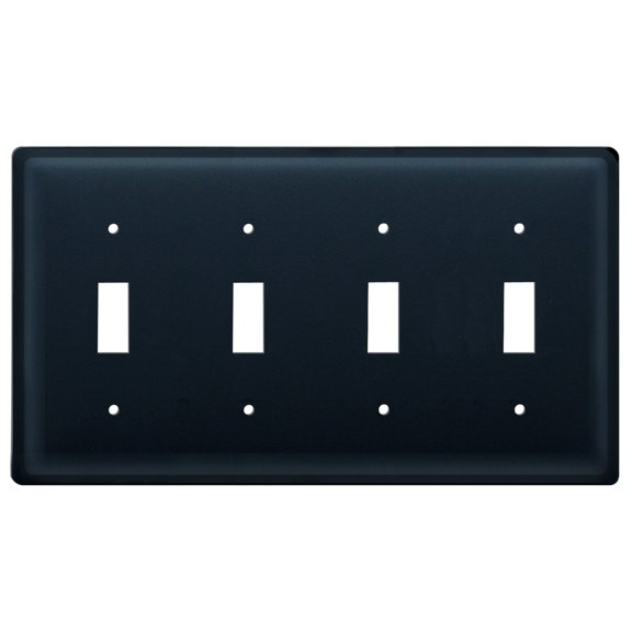 Plain Quadruple Switch Cover