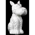 thumbnail image 1 of Ceramic Sitting Welsh Terrier Dog, Gloss White, 1 of 1