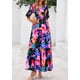 thumbnail image 3 of Vestido PRETTYGARDEN 2025 Floral Cuello en V Mangas Abullonadas M, 3 of 7