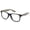 Grey, variant on Slim High Quality Light Weight Vintage Retro Design Clear Lens Frames
