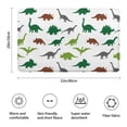 thumbnail image 3 of White Dinosaurs Silhouette Pattern Bathroom Rugs Mat,Non Slip Microfiber Bathroom Rug,Rubber Backing,Soft Bathroom Mats for Bathroom Floor,Tub and Shower,20x32in(50x80cm), 3 of 5