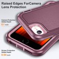 thumbnail image 4 of ULAK iPhone SE 2022 2020 Case & iPhone 8 7 6 Case with Kickstand for Kids Boys Girls, Sturdy Shockproof Phone Case for Apple iPhone 7/ 8/ 6/ 6S/ SE 2nd 3rd Generation, Purple, 4 of 10