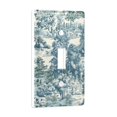 thumbnail image 2 of Yayeee Toggle Light Switch Wall Plate 1-Gang 4.5"x2.7" Home Decorative Outlet Cover, Green Flourishing Garden, 2 of 7