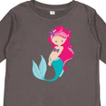 thumbnail image 4 of Inktastic Mermaid Girls Long Sleeve Toddler T-Shirt, 4 of 5
