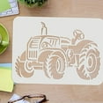 thumbnail image 3 of Farm Tractor Stencil Large Tractor Ride Drawing Stencil Plastic PET Vehicle Stencil for Wall Wood Fabric DIY Art and Craft Stencils Country Farmhouse Home Decor, 3 of 9