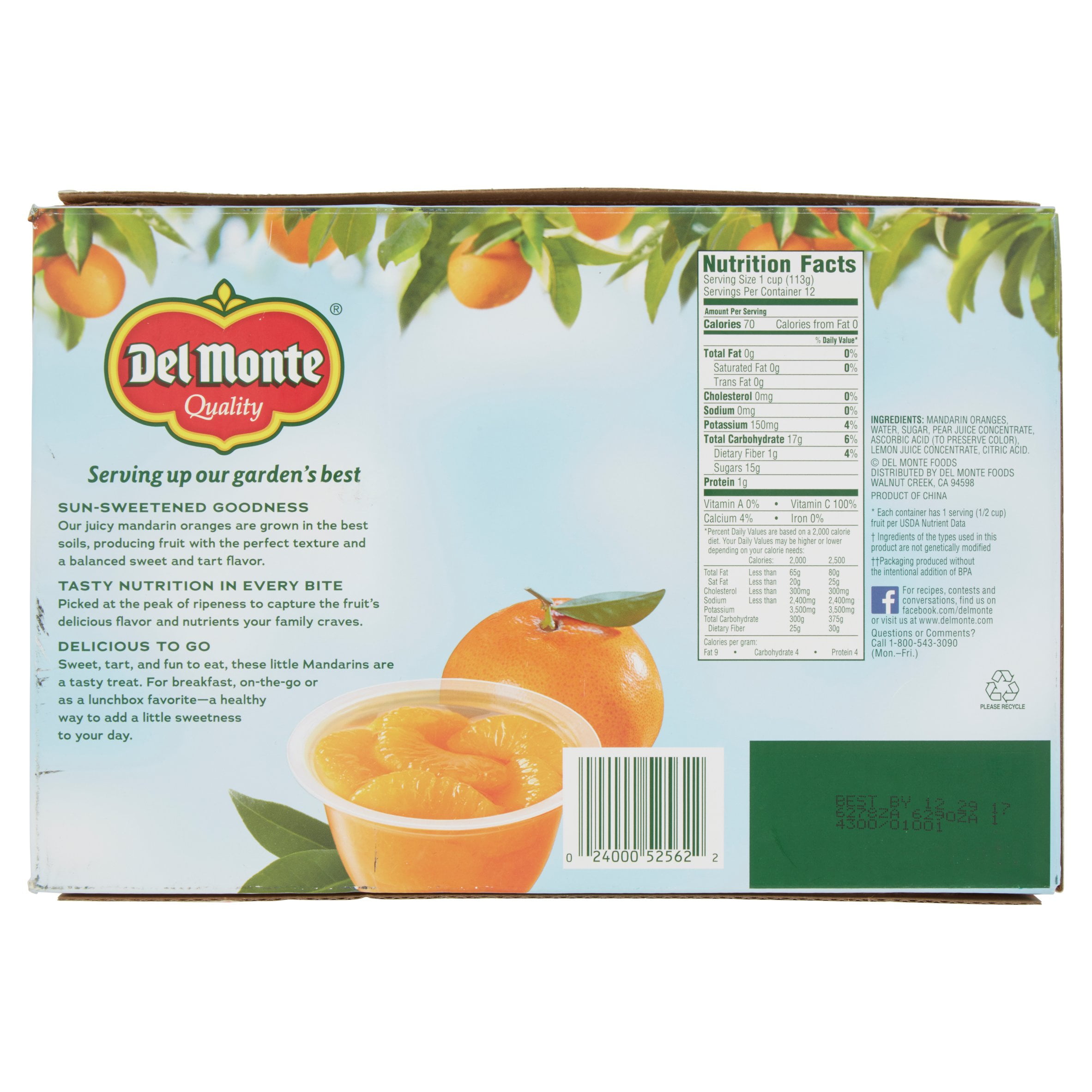 Mandarin Oranges Fruit Cup Nutrition Facts Besto Blog