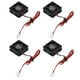 thumbnail image 3 of 4 Uds. Ventilador De Refrigerador De 2 Pines Mini DC Con Bajo Ruido, 24DBA Que Funciona Para La Extrusora De Impresora 3D Hot End V6 V5 CPU, 3 of 7
