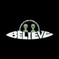 thumbnail image 2 of Believe UFO - Men's Word Art T-Shirt, 2 of 2