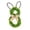 D, variant on YingYouFu Easter Bunny Wreath Spring Bunny Shaped With Cute Rabbit Ears Artificial Greenery Wreath for Front Door Summer Farmhouse Holiday Wall Home Window Decor With A Light