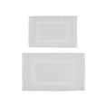 thumbnail image 2 of Jean Pierre New York Sophie Border 100% Cotton Non-Slip Bath Mat Set - White - 17x24/20x32, 2 of 8
