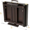 thumbnail image 3 of MEEDEN Wooden Table Easel Box with Drawer - Adjustable Artist Tabletop Easel Box Wood with Storage, Sketchbox &Solid Beech , for Studio or Plein Air - Holds Canvases up to 34" High,Walnut, 3 of 5