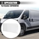 thumbnail image 3 of Cubierta de escotilla para puerta de llenado de tanque de combustible Unique Bargains para Ram ProMaster 1500 2014-2021 ABS blanco, 3 of 7