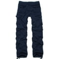 thumbnail image 4 of Matchstick Women Cargo Pants Casual Solid Trousers with Pockets, 4 of 5