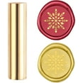 thumbnail image 2 of 1PC Brass Sealing Wax Seal Stamp Mini Stamp Gun Snowflake Pattern 15mm, 2 of 8