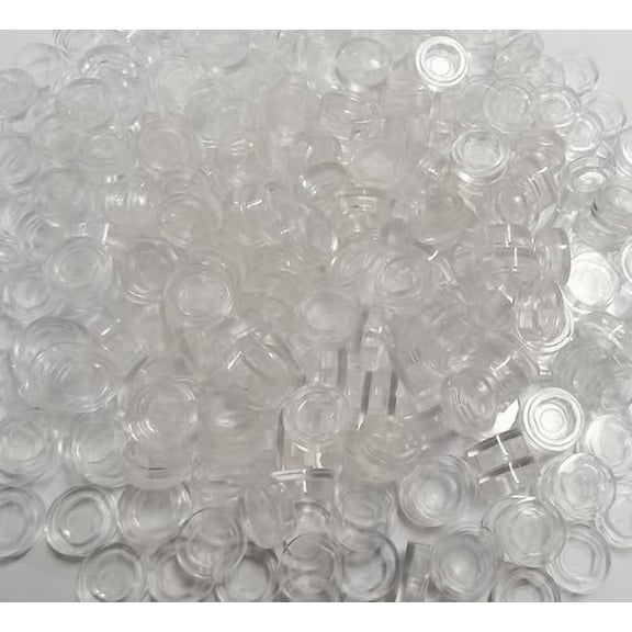 560 Piece Building Tile Bulk, Round 1x1, Compatible with Lego Parts and Pieces