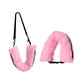 thumbnail image 5 of Almohada de viaje rellenable para una bolsa de almacenamiento de equipaje adicional en solución de la solución multifuncional para avión con correa Rosa, 5 of 8
