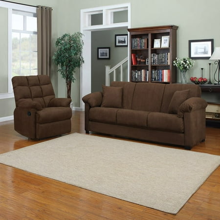 Montero Convert-A-Couch Sofa Bed with Recliner Set, Multiple