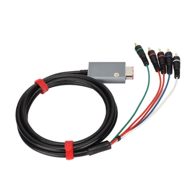 Cable Y Pb Pr para Game Cube, cable componente de 1,8 m/5,9 pies Cable HDAV de doble componente Cable AV digital para Game Cube Características de vanguardia