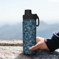 thumbnail image 7 of Pofeuu Blue and White Gradient Snowflake Print 18oz Sports Insulated Kettle Stainless Steel Vacuum Water Bottle Leakproof Sport Flask, 7 of 7