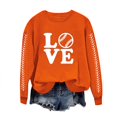 thumbnail image 4 of EQWLJWE Chemises à Manches Longues pour Femmes Décontractées en Liquidation, Chemises d'Été pour Femmes 2024 Tendance Vacances, Sweat à Capuche Imprimé Col Rond Automne pour Femmes, 4 of 4