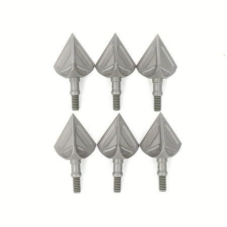 6pcs Archery Arrowhead Stainless Steel 100gr Field Points Bow Hunting Shooting