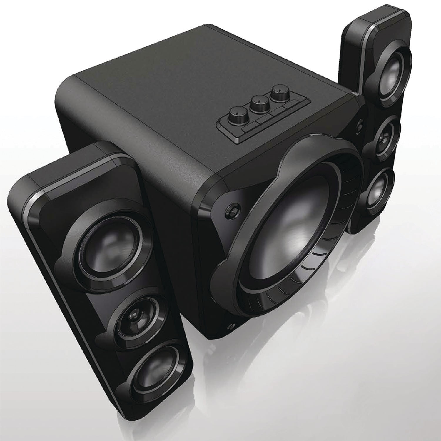 sylvania 2.1 bluetooth speaker system