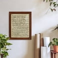 thumbnail image 6 of Vellum Songbook III -Framed Print w/glass-Chestnut, 6 of 7