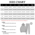 thumbnail image 3 of Gkeoshab Fall Sweaters for Women Sweat suits Women Men Tracksuits 2 Piece Sets Athletic Jogging Suits Casual Outfits for women men Light Blue XL, 3 of 8