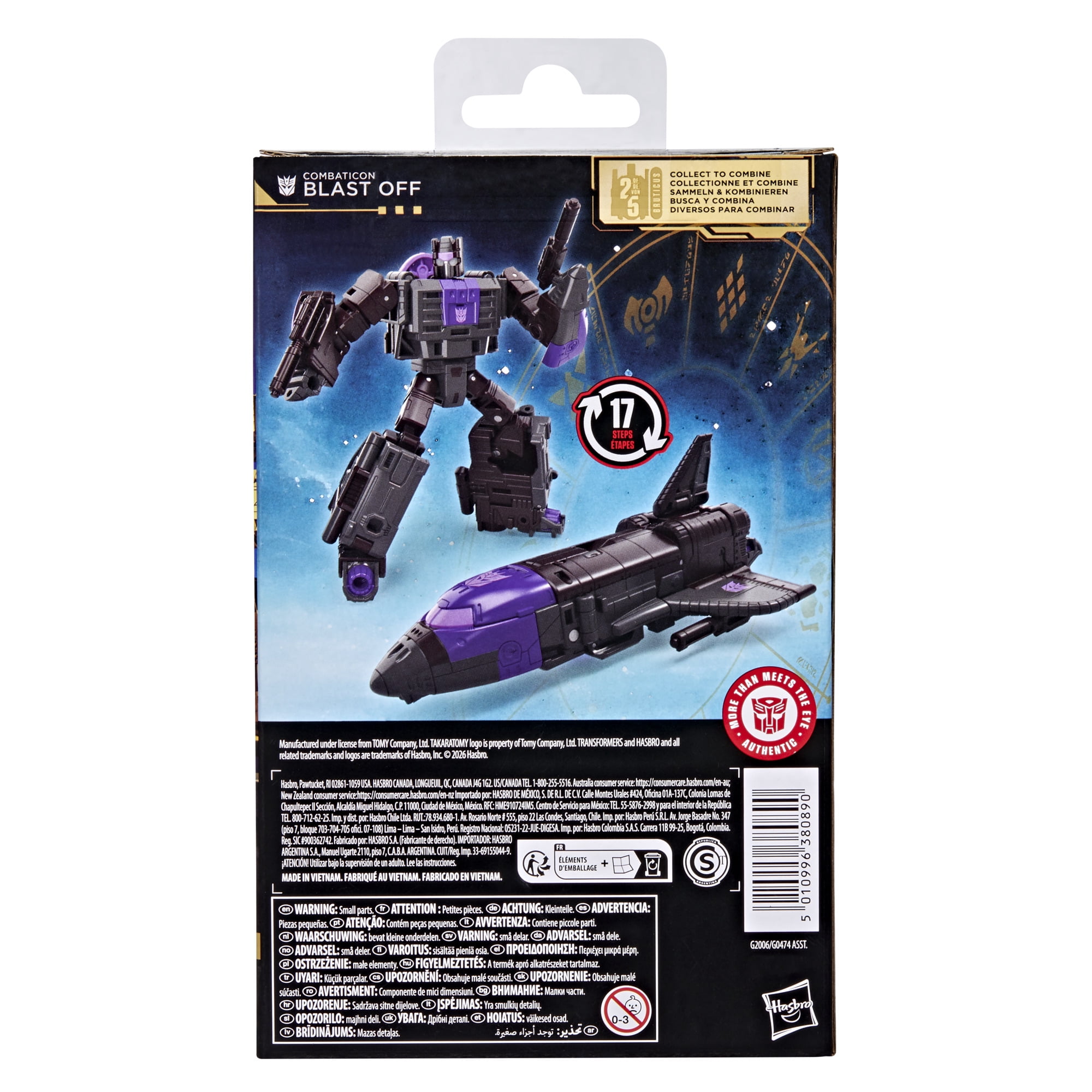 Transformers Age of the Primes Combaticon Blast Off 5.5" Action Figure, 8+