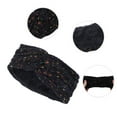 thumbnail image 3 of Unique Bargains 1 Pce Bandeau Confortable en Tricot Torsadé Noir Coloré, 3 of 6