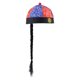 thumbnail image 3 of Disfraz de seda con sombreros orientales chinos retro para adultos Sunnimix Gorra Oriental China rojo azul, 3 of 8