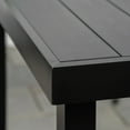 thumbnail image 3 of Black Woodgrain Table | Used for Outdoor Entertaining and Family Dinners | Get a Durable and Easy - to - clean Patio Table, 3 of 5