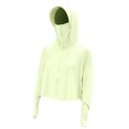 thumbnail image 3 of Hilenly Womens UPF 50+ Sun Protection Jacket Lightweight Zip Up Hooded Jackets Outdoor Running Hiking Shirts with Face Mask, 3 of 3