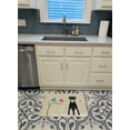 thumbnail image 3 of Carolines Treasures BB2505RUG Christmas Schnauzer Salt & Pepper Machine Washable Memory Foam Mat, 3 of 4