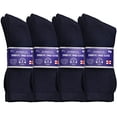 thumbnail image 4 of 12 Pairs of Yacht & Smith Men Value Pack of Ring Spun Cotton Crew Diabetic, Nephropathy Socks, 4 of 6