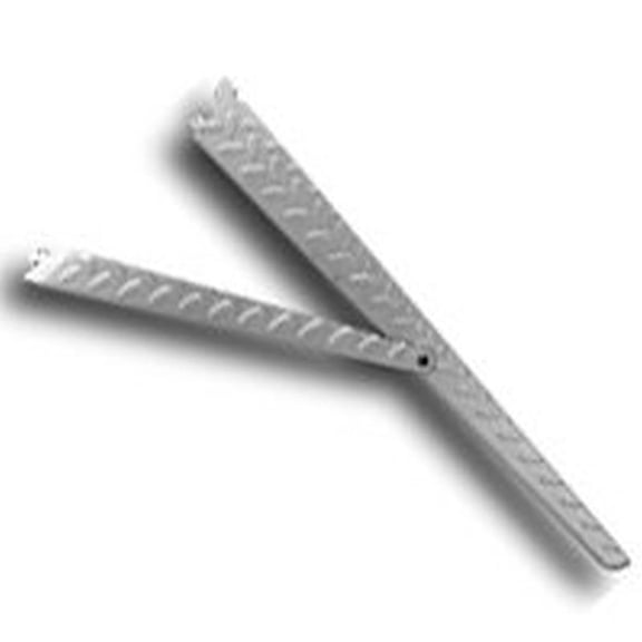 Knape & Vogt Heavyweight Silver Steel Support Bracket 14 In. L 5 Lb