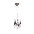 thumbnail image 2 of Elegant Lighting Lillie 10" 4 Light Royal Crystal Chandelier, 2 of 2