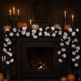 thumbnail image 4 of Mrzvby Fall Decoration and Home Decor,Artificial Maple Leaf Garland Flexible Fall Faux Leaf Vines Indoor Outdoor Wall Mantel Staircase Thanksgiving Halloween Home Decorative, 4 of 8