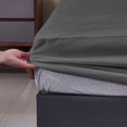 thumbnail image 5 of Maplenight Full Size Fitted Sheet, Cooling Bed Sheets for Hot Sleepers, Waterproof Mattress Protector Cover - Breathable, Machine Washable, Quick-Drying Polyester TPU Black, 5 of 5