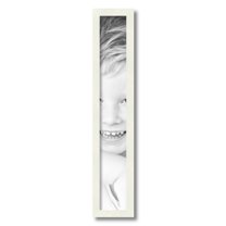 ArtToFrames 4" x 26" White Picture Frame, 4x26 inch White Wood Poster Frame (WOM-5138)