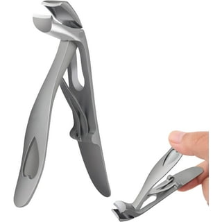 FVION Angled Nail Clippers, Ingrown Toenail Clipper for Thick Nails, Slant  Curved Blade Nail Cutters Ingrown Nail Pain Relief Tool