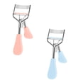 thumbnail image 1 of Rizador de pestañas de 2 piezas que se adapta a todas las formas de ojos, rizadores de pestañas curvos, rizador de pestañas de larga duración para mujeres, regalo de maquillaje, esquema de Color, 1 of 5