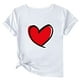 thumbnail image 1 of Camisetas de Manga Corta para Mujeres, Camiseta de Cuello Redondo Impresa de Moda, Primavera Y Verano Casual, 1 of 1
