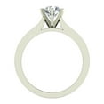 thumbnail image 3 of Diamond Engagement Rings Round Brilliant Diamond Ring 6-Prong 14K White Gold 1.10 CT TW (H,SI1), 3 of 5