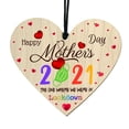 thumbnail image 1 of Colgante En Forma De Corazón De Madera Para El Día De Las Madres, Manualidades De Madera Para El Hogar, Decoraciones Para Árboles Diy, Regalos Para Mamás seitruly AP005581-00, 1 of 6